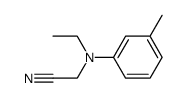 [ethyl(3-methylphenyl)amino]acetonitrile结构式