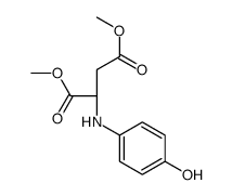 dimethyl (2S)-2-(4-hydroxyanilino)butanedioate Structure