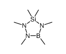 1,2,3,3,4,5-hexamethyl-1,2,4,3,5-triazasilaborolidine Structure