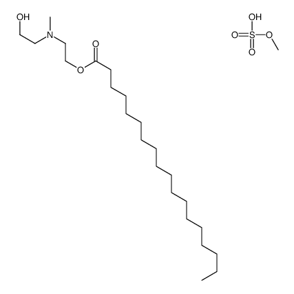 (2-hydroxyethyl)(methyl)[2-(stearoyloxy)ethyl]ammonium methyl sulphate Structure