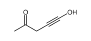 5-Hydroxy-4-pentyn-2-one Structure