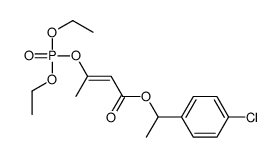 [1-(4-Chloro-α-methylbenzyloxycarbonyl)-1-propen-2-yl]diethyl=phosphate结构式