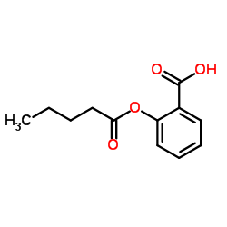 valerylsalicylic acid Structure