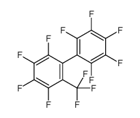 1,2,3,4,5-pentafluoro-6-[2,3,4,5-tetrafluoro-6-(trifluoromethyl)phenyl]benzene Structure