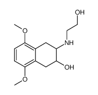 5,8-dimethoxy-2-(2-hydroxyethyl)amino-3-hydroxy-1,2,3,4-tetrahydronaphthalene Structure