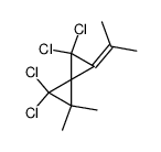 1,1,4,4-Tetrachloro-5-isopropylidene-2,2-dimethyl-spiro[2.2]pentane Structure
