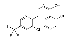 2-chloro-N-[2-[3-chloro-5-(trifluoromethyl)pyridin-2-yl]ethyl]benzamide Structure