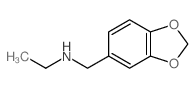 benzo[1,3]dioxol-5-ylmethyl-ethyl-azanium Structure