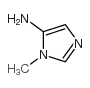 1-甲基-1H-咪唑-5-胺结构式