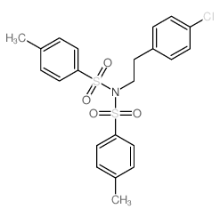 Benzenesulfonamide,N-[2-(4-chlorophenyl)ethyl]-4-methyl-N-[(4-methylphenyl)sulfonyl]- Structure