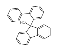 9-(2-phenylphenyl)fluoren-9-ol结构式