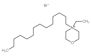 4-ethyl-4-tetradecyl-1-oxa-4-azoniacyclohexane Structure