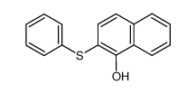 2-phenylthio-1-naphthol结构式