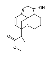 2,3,5,9,10,10a-Hexahydro-10-hydroxy-α-methyl-1H,10bH-benzo[ij]quinolizine-10b-propionic acid methyl ester结构式