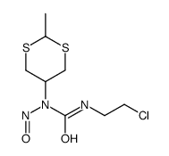 1-(2-Chloroethyl)-3-(2α-methyl-1,3-dithian-5α-yl)-3-nitrosourea structure