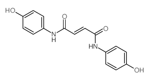 2-Butenediamide,N,N'-bis(4-hydroxyphenyl)-, (E)- (9CI) Structure