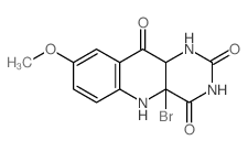 Pyrimido[5,4-b]quinoline-2,4,10(3H)-trione,4a-bromo-1,4a,5,10a-tetrahydro-8-methoxy- picture