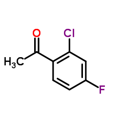 2-氯-4-氟苯乙酮结构式