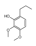 2,3-dimethoxy-6-propylphenol Structure