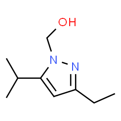 1H-Pyrazole-1-methanol,3-ethyl-5-(1-methylethyl)-(9CI)结构式