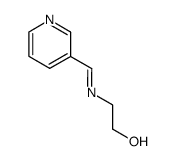 2-(3-pyridylmethylene amino) ethanol Structure