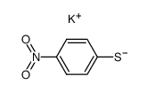 4-nitro-thiophenol potassium salt结构式