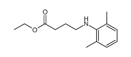 4-[(2,6-dimethylphenyl)amino]butyric acid ethyl ester Structure