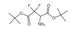 di-tert-butyl β,β-difluoroaspartate Structure