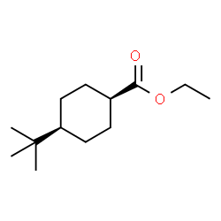 4α-tert-Butylcyclohexane-1α-carboxylic acid ethyl ester Structure