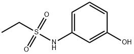 N-(3-hydroxyphenyl)ethane-1-sulfonamide Structure