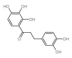 3-(3,4-Dihydroxyphenyl)-1-(2,3,4-trihydroxyphenyl)-1-propanone结构式