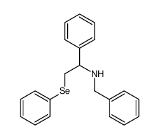 N-benzyl-1-phenyl-2-(phenylselanyl)ethan-1-amine结构式