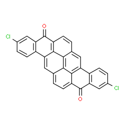 2,10-Dichloro-8,16-pyranthrenedione structure