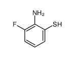 2-氨基-3-氟苯硫酚结构式
