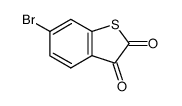 6-bromobenzo[b]thiophene-2,3-dione Structure