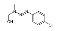 [[(4-chlorophenyl)diazenyl]-methylamino]methanol结构式