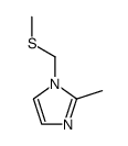 N-[(methylthio)methyl]-2-methylimidazole Structure