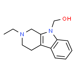 9H-Pyrido[3,4-b]indole-9-methanol,2-ethyl-1,2,3,4-tetrahydro-(9CI) Structure