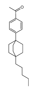 1-(4-(4-pentylbicyclo[2.2.2]octan-1-yl)phenyl)ethan-1-one结构式