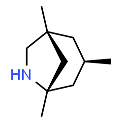 6-Azabicyclo[3.2.1]octane,1,3,5-trimethyl-,(1R,3R,5S)-rel-(9CI) Structure