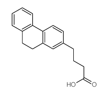 4-(9,10-dihydrophenanthren-2-yl)butanoic acid结构式