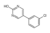 5-(3-chlorophenyl)-1H-pyrimidin-2-one结构式