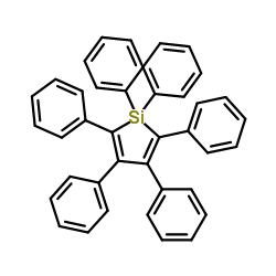 1,1,2,3,4,5-六苯基噻咯结构式