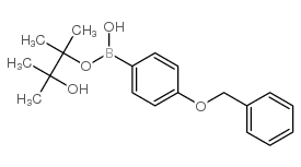 4-苄氧基苯基硼酸频哪醇酯结构式