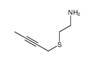 2-but-2-ynylsulfanylethanamine结构式