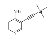 {[(3-Trimethylsilanyl)ethynyl]-pyridin-4-yl}amine结构式