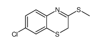 7-chloro-3-methylthio-2H-1,4-benzothiazine Structure
