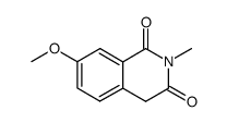 4-methoxy-N-methylhomophthalimide结构式