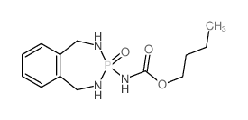butyl N-(4-oxo-3,5-diaza-4$l^C13H20N3O3P-phosphabicyclo[5.4.0]undeca-7,9,11-trien-4-yl)carbamate structure