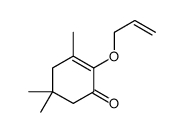 3,5,5-trimethyl-2-prop-2-enoxycyclohex-2-en-1-one Structure